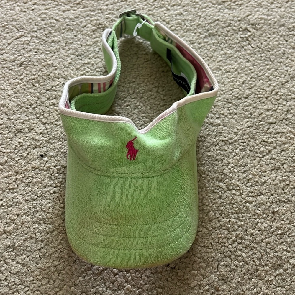 New Girls Green Polo visor